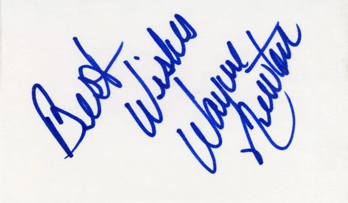 Wayne Newton autograph