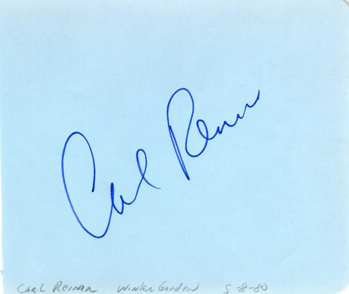Carl Reiner autograph