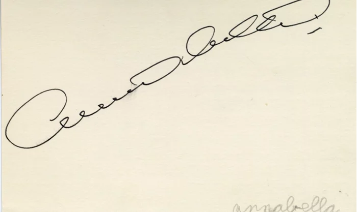 Annabella autograph