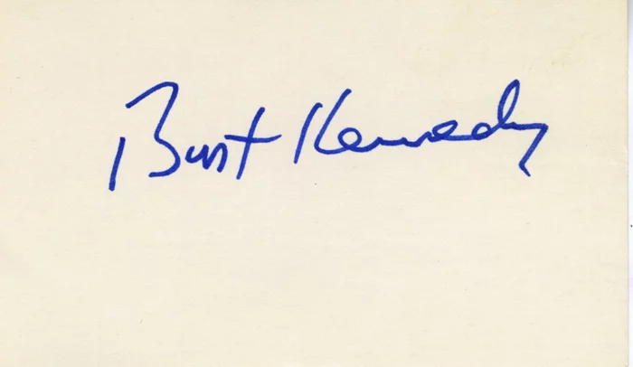 Burt Kennedy autograph
