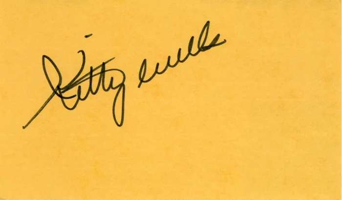 Kitty Wells autograph