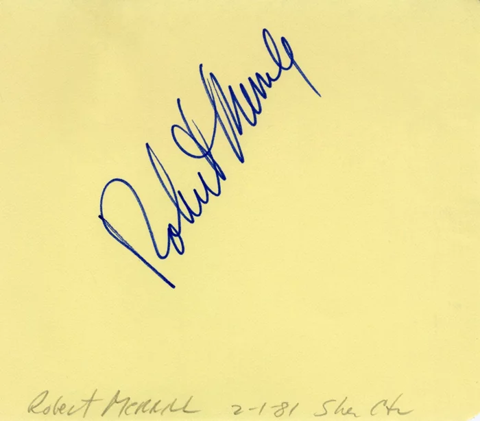 Robert Merrill autograph