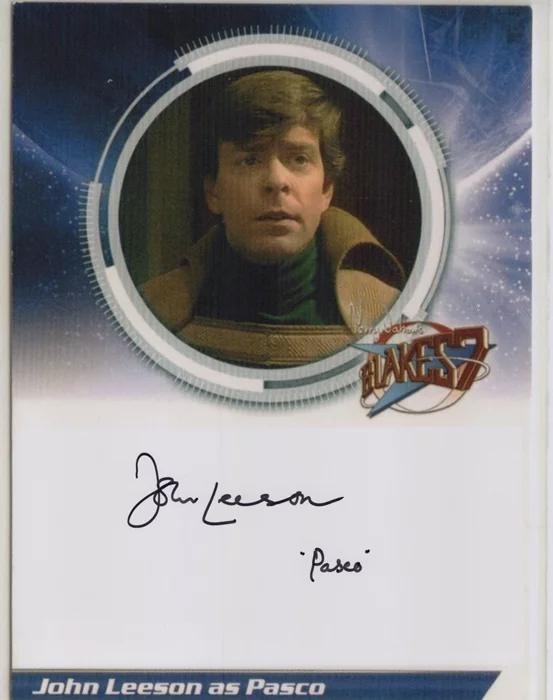 John Leeson autograph