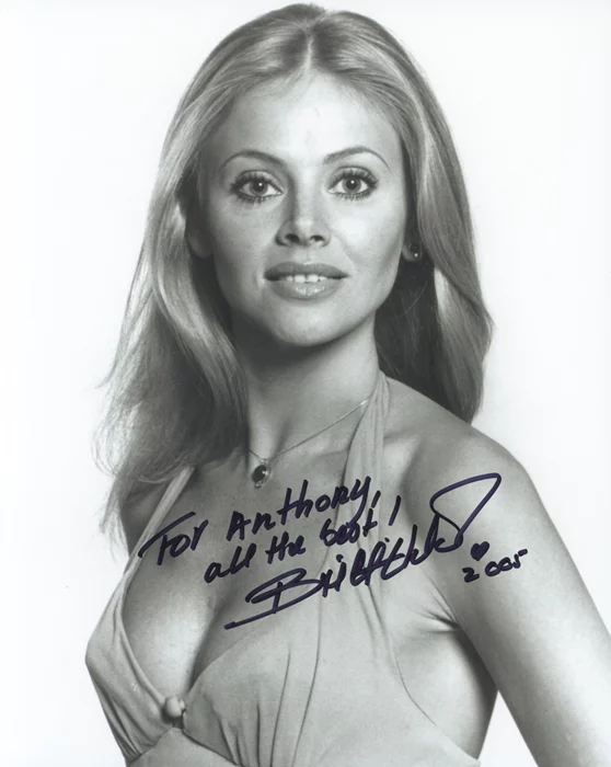 Britt Ekland autograph