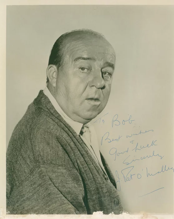 J. Pat O'Malley autograph