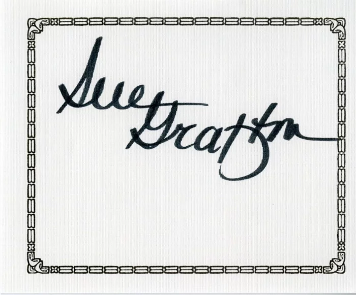 Sue Grafton autograph
