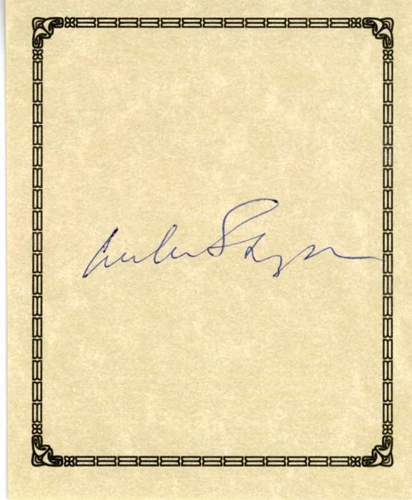 William Styron autograph
