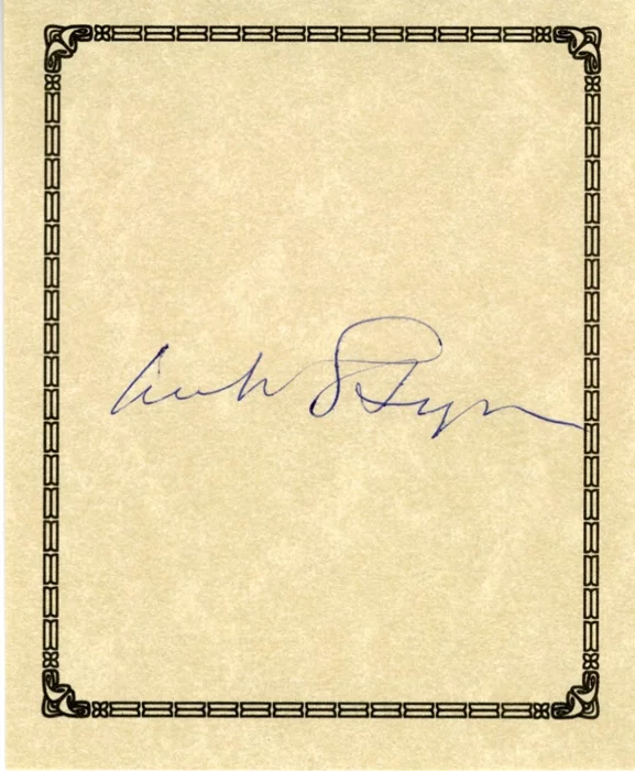 William Styron autograph