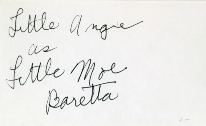 Angelo Rossitto autograph