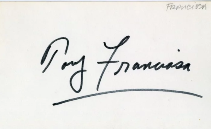 Anthony Franciosa autograph