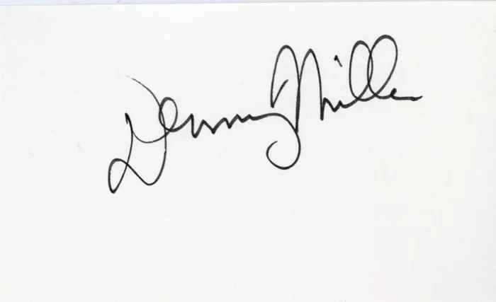 Denny Miller autograph