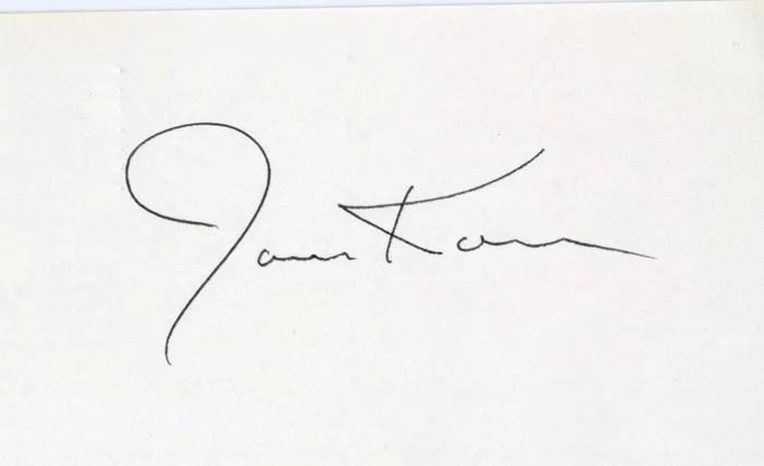 James Karen autograph