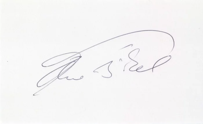 Theodore Bikel autograph