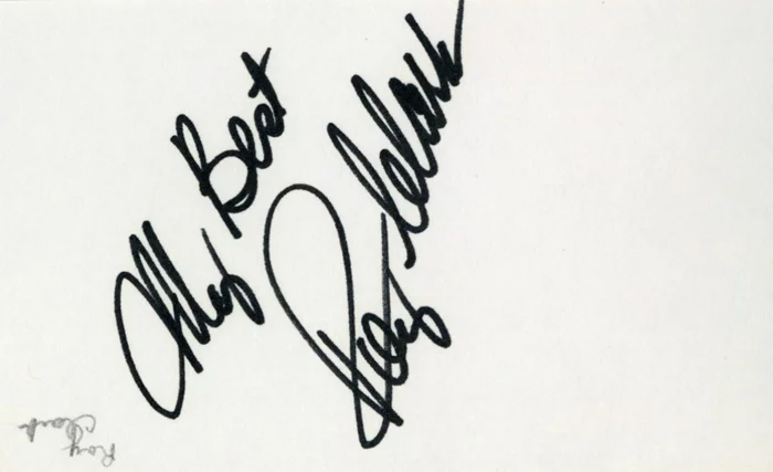 Roy Clark autograph