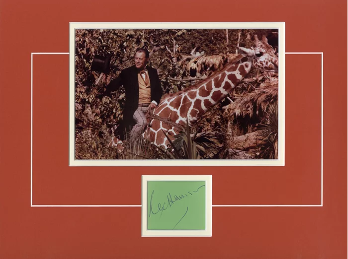 Rex Harrison autograph