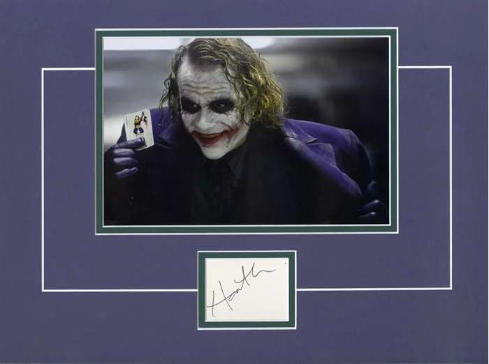 Heath Ledger autograph