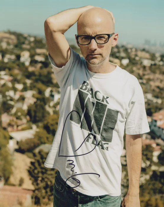 Moby autograph