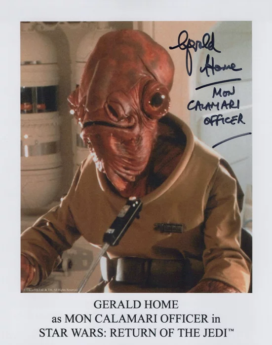 Gerald Home autograph