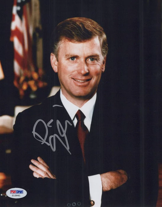 Dan Quayle autograph