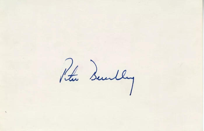 Peter Benchley autograph