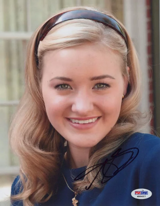 AJ Michalka autograph