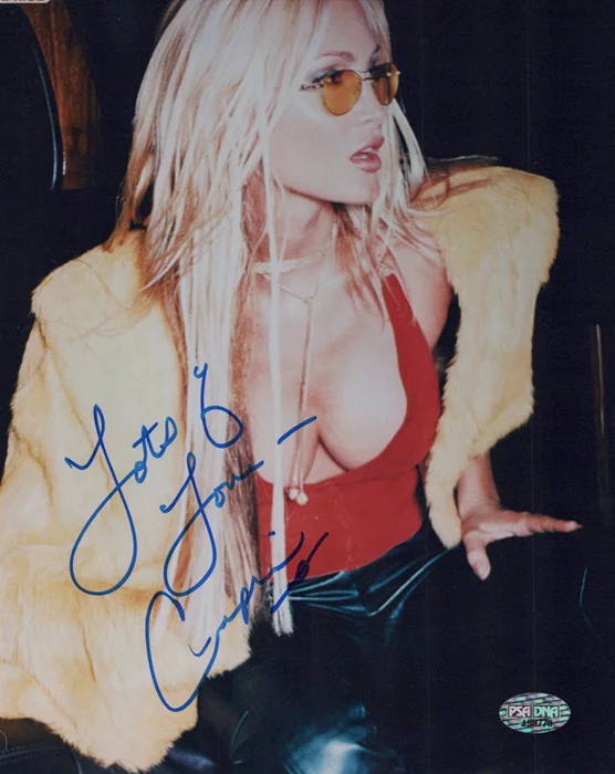 Caprice autograph