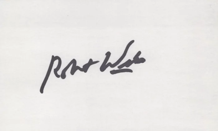 Robert Wise autograph