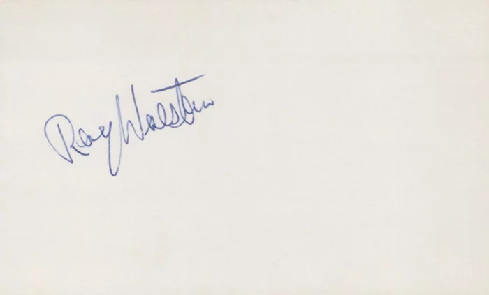 Ray Walston autograph