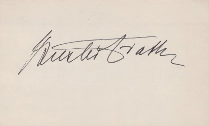 Buster Crabbe autograph