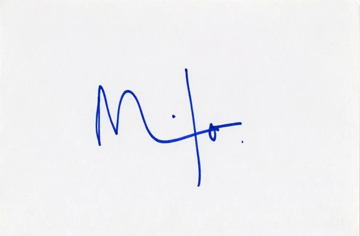 Milo Ventimiglia autograph