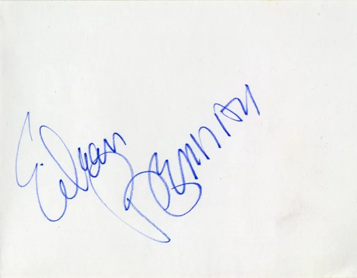 Eileen Brennan autograph