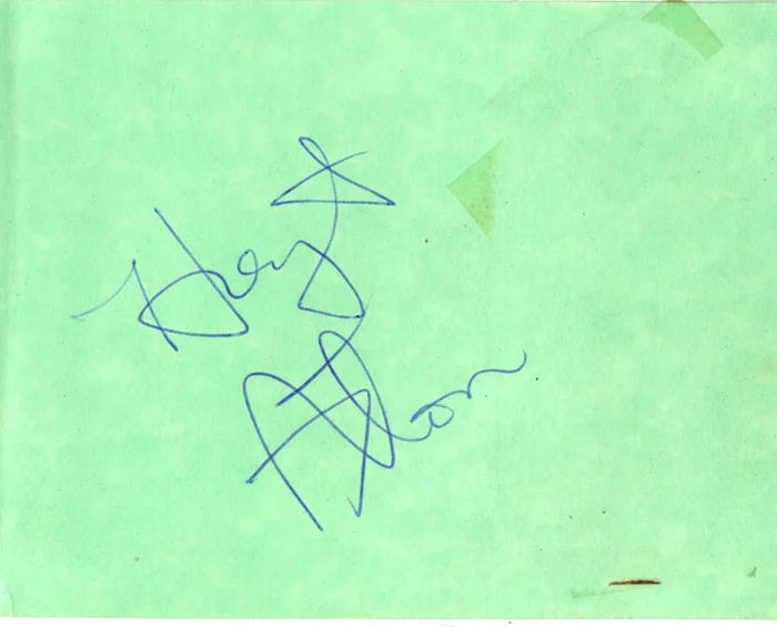 Hoyt Axton autograph