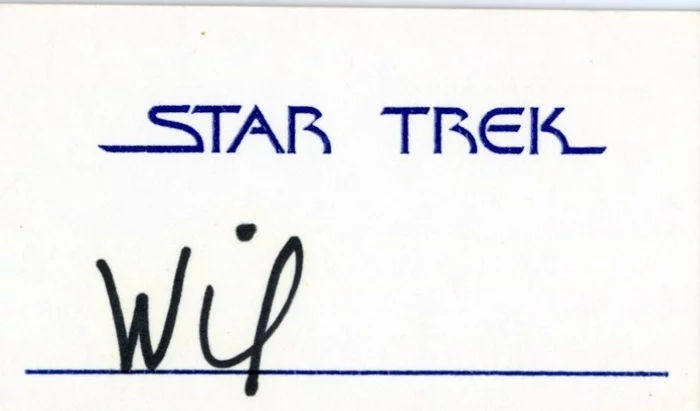 Wil Wheaton autograph