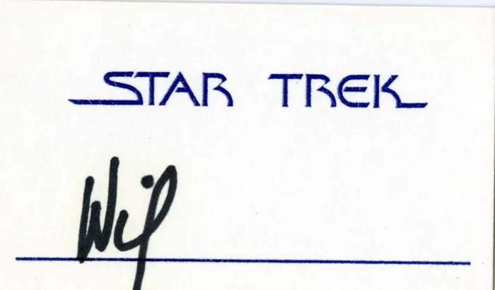 Wil Wheaton autograph
