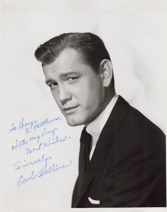 Earl Holliman autograph