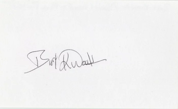 Burt Kwouk autograph