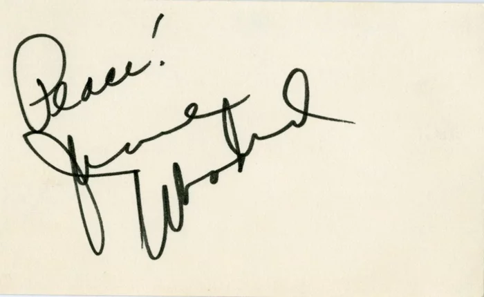 Joanne Woodward autograph