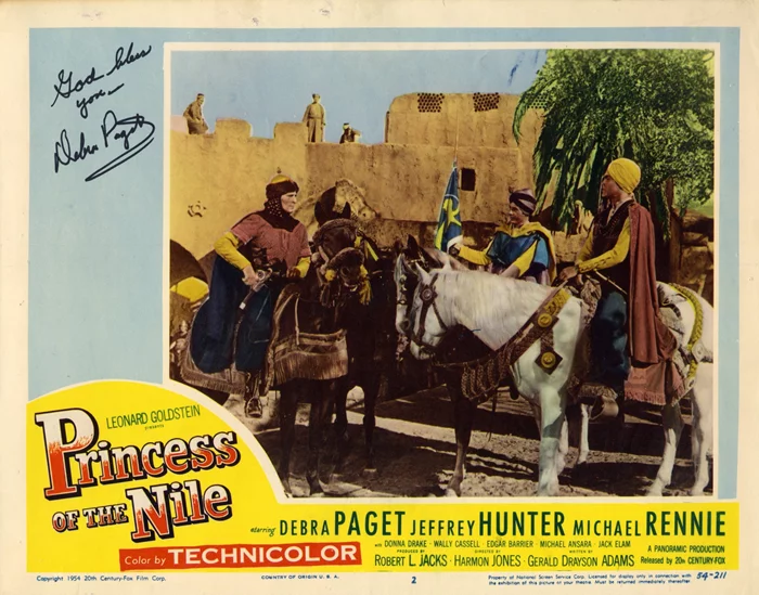 Debra Paget autograph