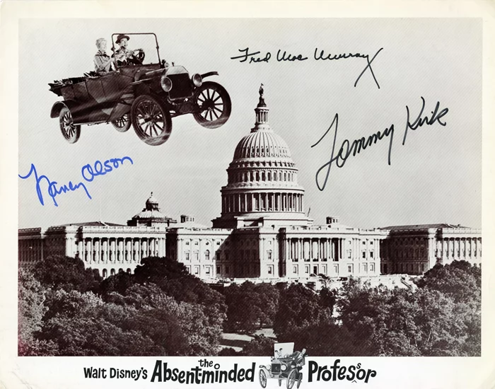 The Absent-Minded Professor autograph