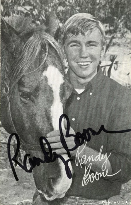 Randy Boone autograph