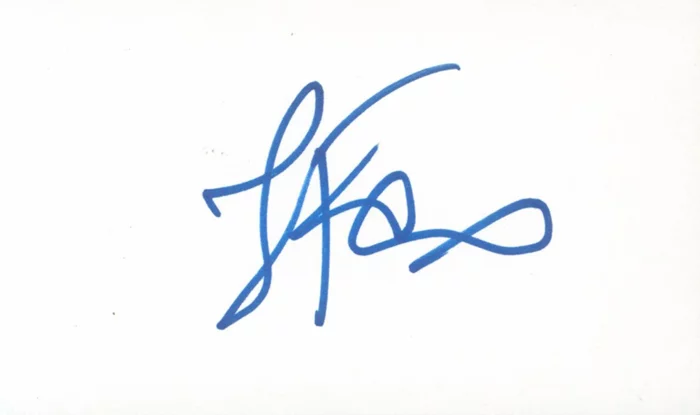 Jamie Foxx autograph