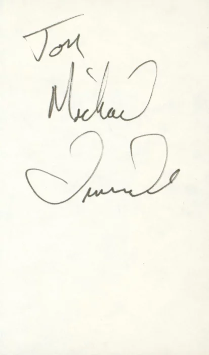 Michael Ironside autograph
