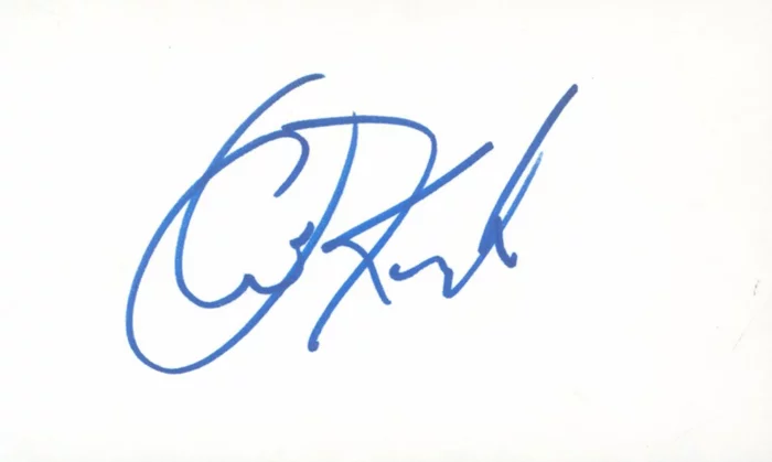 Christopher Knight autograph