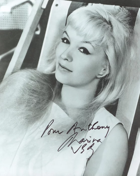 Marina Vlady autograph