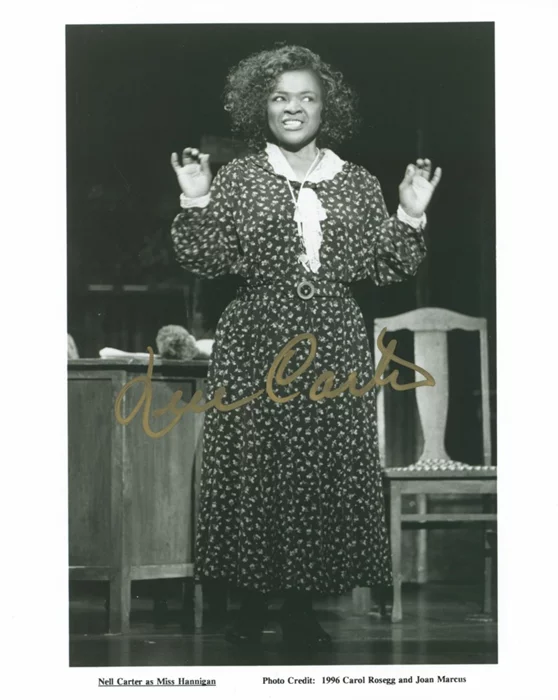 Nell Carter autograph