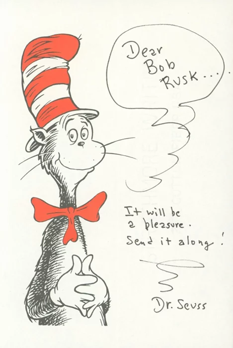 Dr. Seuss autograph