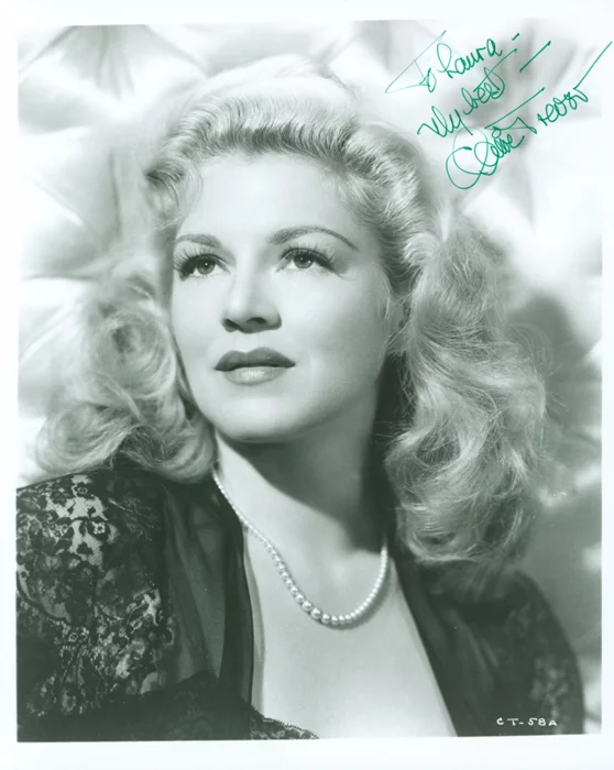 Claire Trevor autograph