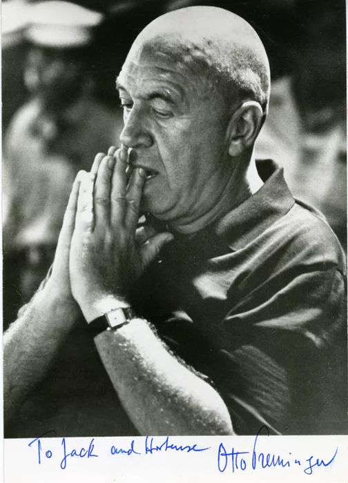 Otto Preminger autograph