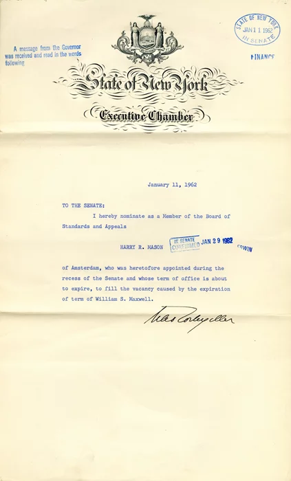 Nelson Rockefeller autograph