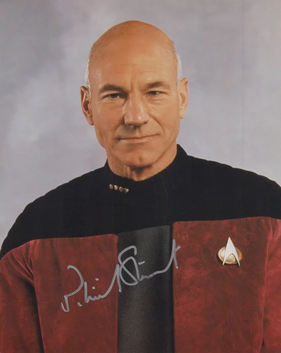 Patrick Stewart autograph